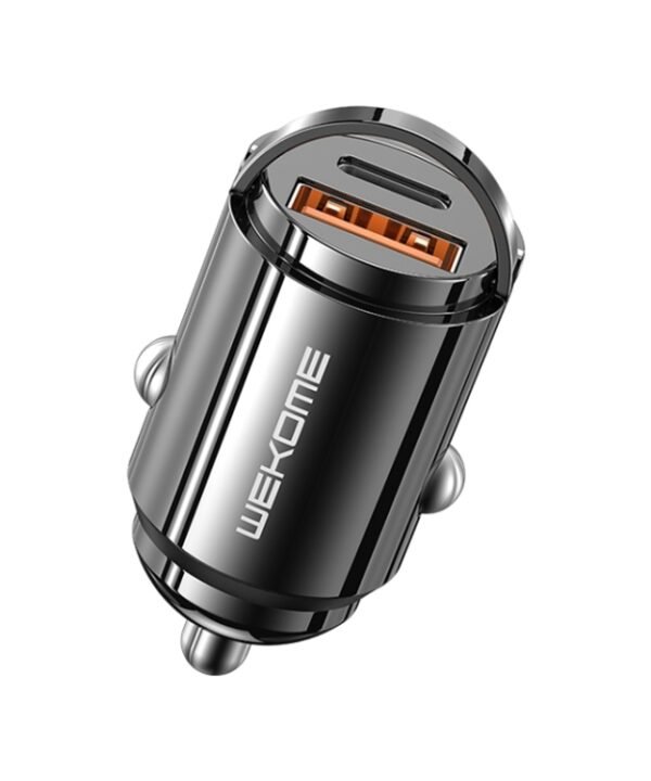 WK WP-C38 Mini PD20W USB + Type-C Car Charger
