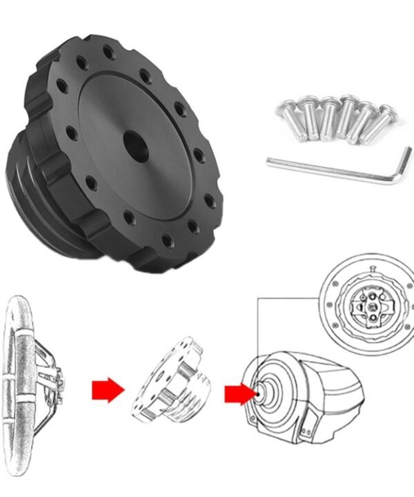 For Thrustmaster TXT300 T500TS Gaming Steering Wheel Connection Adapter, For Thrustmaster TXT300 (Black), For Thrustmaster TXT300 (Red)