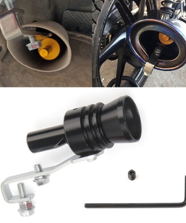 Universal Aluminum Turbo Sound Exhaust Muffler Pipe Whistle Car / Motorcycle Simulator Whistler, Size: XL, Outside Diameter: 35mm, Size: XL (Black), Size: XL (Gold), Size: XL (Blue), Size: XL (Red), Size: XL (Silver)