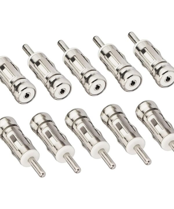 10pcs Car Vehicles Radio Stereo Aerial Antenna Mast Male Adapter DIN Connector Plug