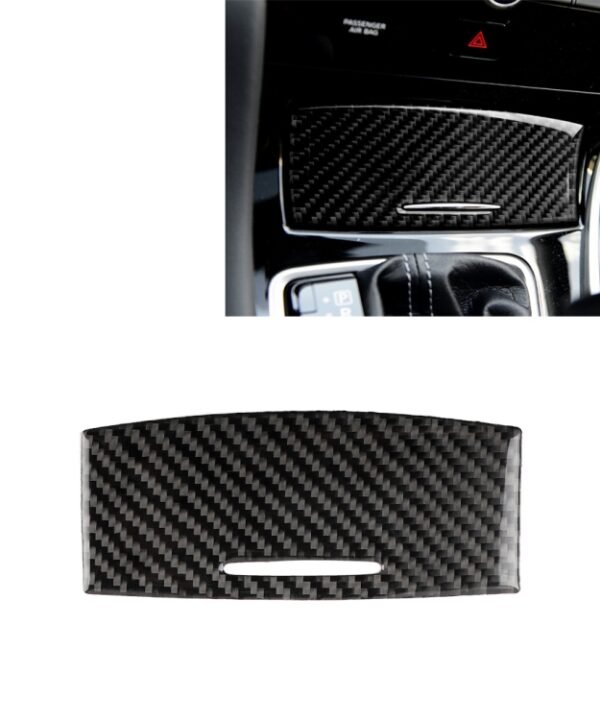 Car Carbon Fiber Gear Shift Ashtray Decorative Sticker for Infiniti Q50 / Q60 2014-2020