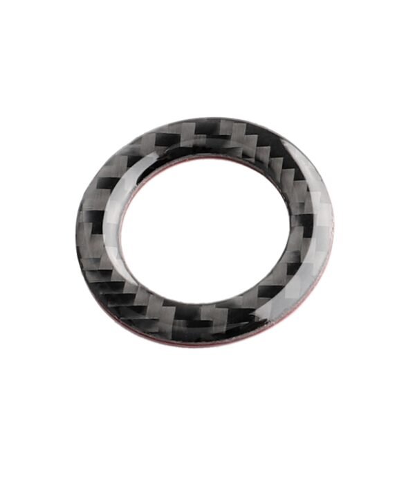 Car Carbon Fiber One-button Start Decorative Sticker for Infiniti Q50 / Q60 2014-2020
