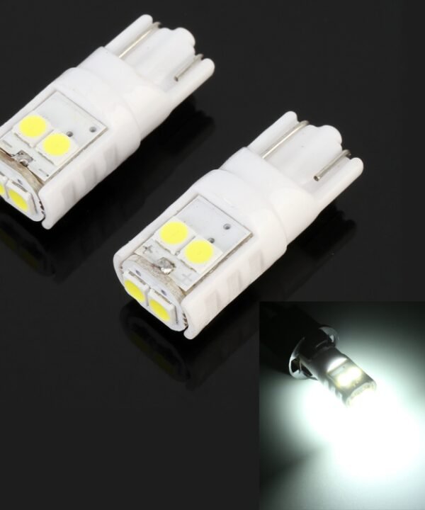 2 PCS T10 DC12V / 1W / 6000K / 80LM 6LEDs SMD-3030 Car Clearance Light