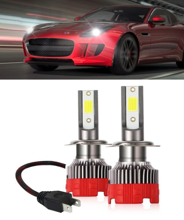 2 PCS EV18 H7 DC9-30V 20W 6000K 2500LM Car LED Headlight Lamps