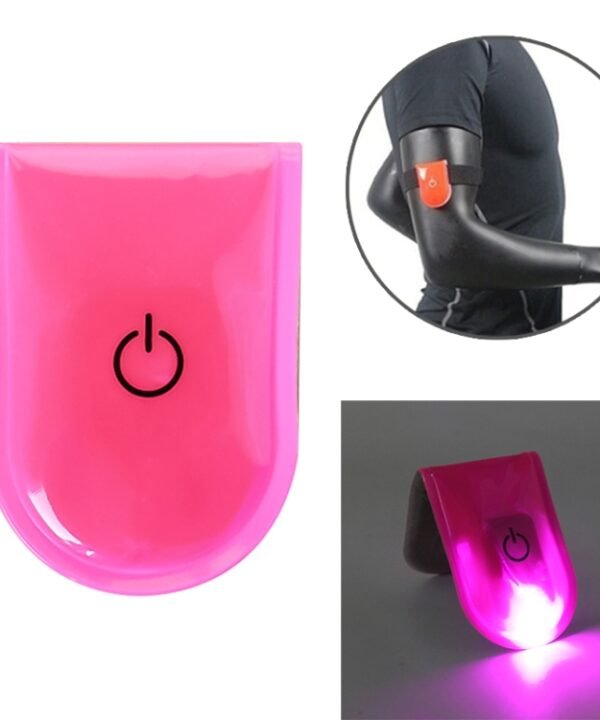 2 PCS Outdoor Night Running Safety Warning Light LED Illuminated Magnet Clip Light