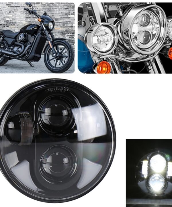 5.75 inch DC12V 6000K-6500K 40W Car LED Headlight for Harley, 5.75 inch, 40W