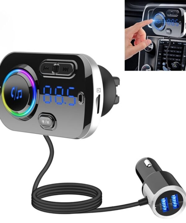 BC49BQ Car Digital Radio Receiver Bluetooth MP3 Player FM Transmitter Voice Assistant QC3.0 Quick Charger