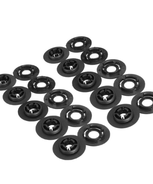 10 Sets Car Carpet Mat Clips Floor Holders Fixing Grips Clamps 3D08645214PK / 3D0864523B41 for Volkswagen / Skoda / Audi