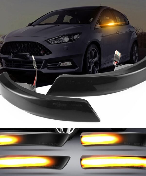 2 PCS D12V / 5W Car LED Dynamic Blinker Reversing Light Flowing Water Turn Signal Light for Ford