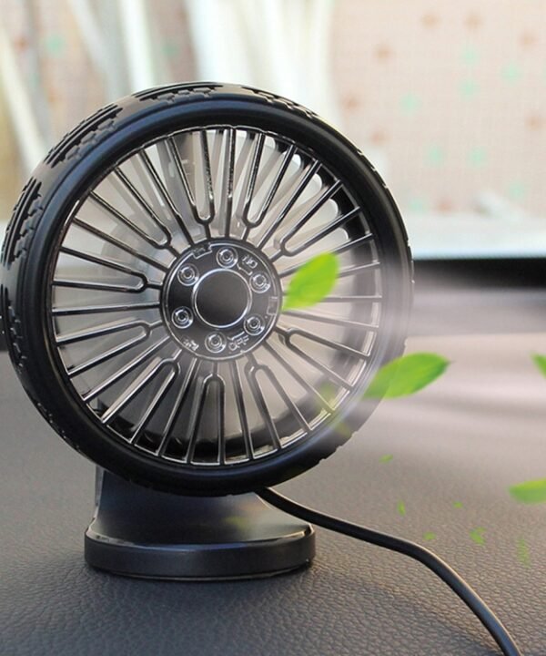 F203B Portable Car Air Outlet Sucker Electric Cooling Fan with Aromatherapy