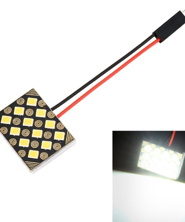 DC12V / 1.3W / 6000K / 80LM 12LEDs SMD-2835 Car Reading Lamp Dome Light
