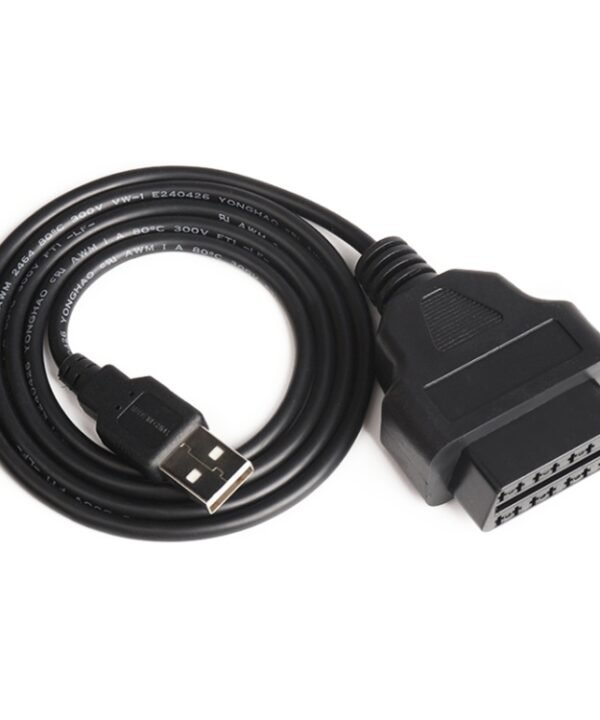 Car OBD 2 Female to USB Connector OBD Plug GPS Cable, Cable Length: 1m