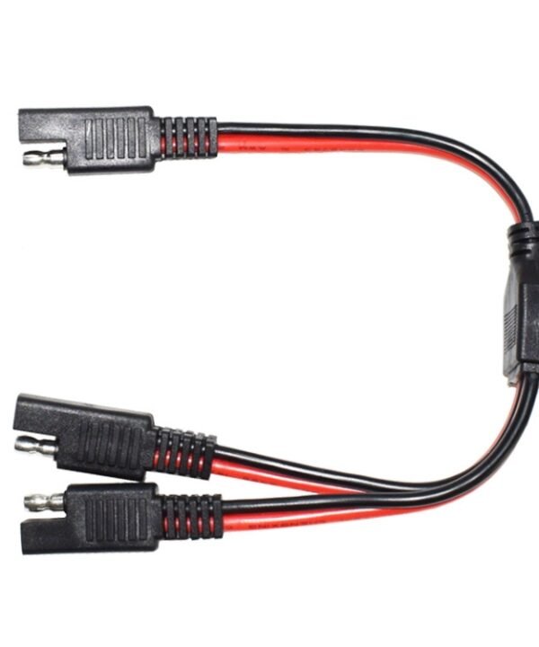 SAE One to Two Connection Cable Car Power Cord