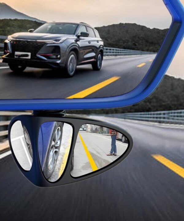 3R-146 3 in 1 Car Rearview Auxiliary Blind Spot Mirror Rear View 146 Front Wheel Mirror for Right Side