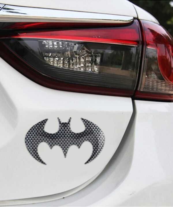 Bat Shape Metal Car Free Sticker, Bat Shape(A), Bat Shape(B)
