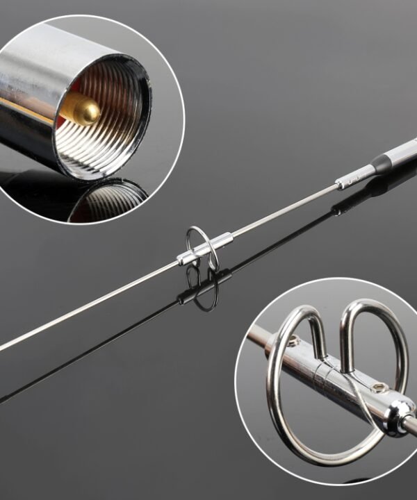 NL-770S Modified Car Antenna Aerial UV Dual Segment Car Radio Antenna