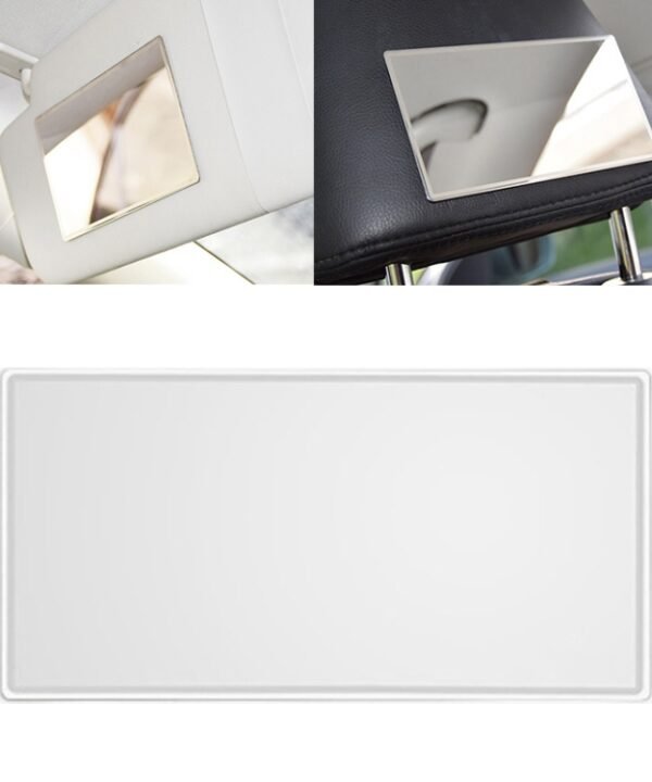 Portable Car Sunshade Makeup Mirror Stainless Steel Vanity Mirror, Size: 150 x 80mm