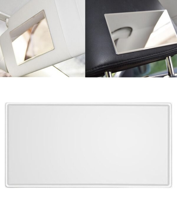 Portable Car Sunshade Makeup Mirror Stainless Steel Vanity Mirror, Size: 110 x 65mm