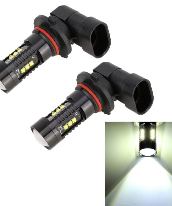 2 PCS 9005 / 9006 DC12V 4.3W 6000K 500LM Car Fog Lights with 12LEDs SMD-2525