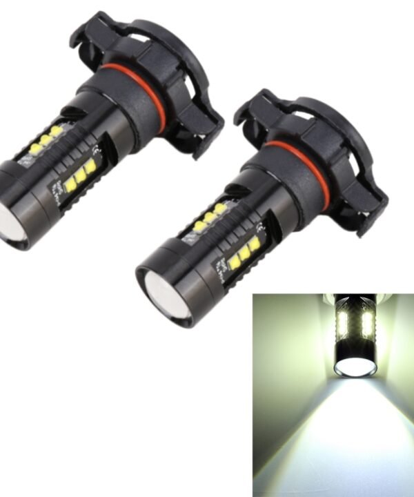 2 PCS H16 DC12V 4.3W 6000K 500LM Car Fog Lights with 12LEDs SMD-2525