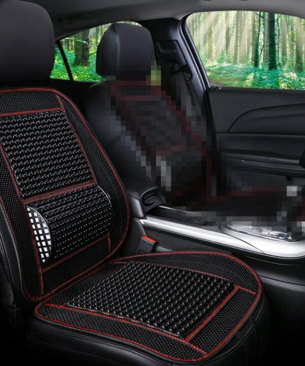 Car Seat Covers Summer Cool Imitation Wooden Beads Ventilation Breathable Seat Cushion
