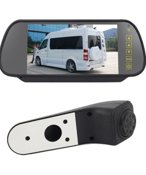 PZ475 Car Waterproof 170 Degree Brake Light View Camera + 7 inch Rearview Monitor for Volkswagen Crafter