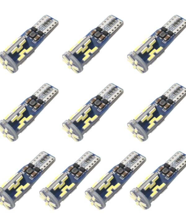10 PCS T10 DC12V / 3W / 6000K / 180LM Car Canbus Decoding LED Clearance Lights with 30LEDs SMD-4041 Lamp Beads