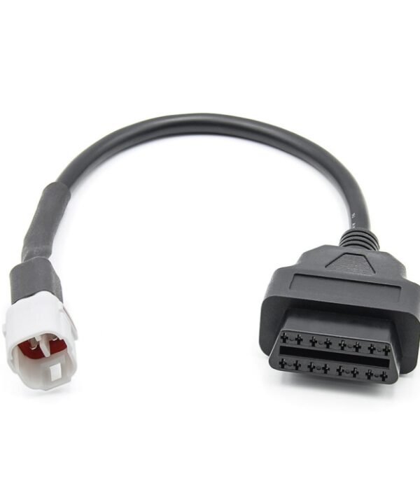 Motorcycle OBD Female to 4PIN Connector Cable for Yamaha