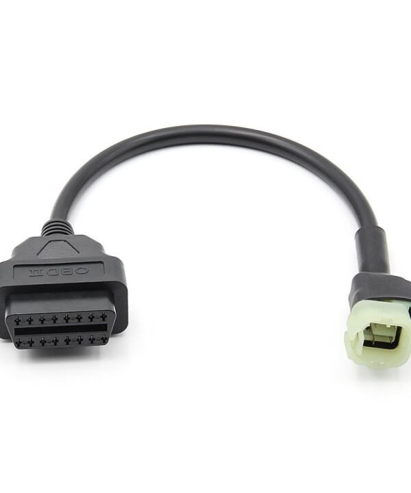 Motorcycle OBD 16PIN Female to 4PIN Connector Cable for Honda