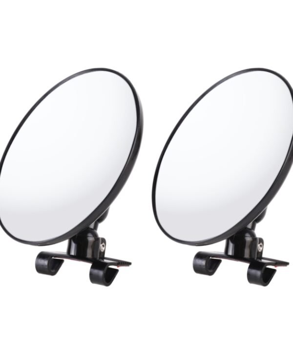 2 PCS Car Large Size Rearview Mirror Blind Spot Side Assistant Mirror, Large