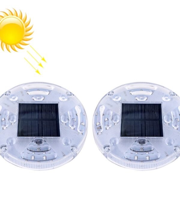 2 PCS Solar LED Flashing Light Car Rear-end Collision Warning Lights, Strong Magnetic Constantly Bright Version
