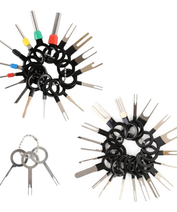 41 in 1 Car Plug Circuit Board Wire Harness Terminal Extraction Pick Connector Crimp Pin Back Needle Remove Tool