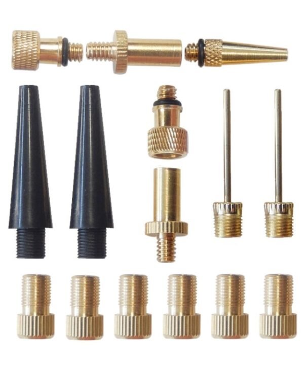 15 in 1 Inflator Adapter French Mouth / US Mouth / UK Mouth Inflation Needle Adapter