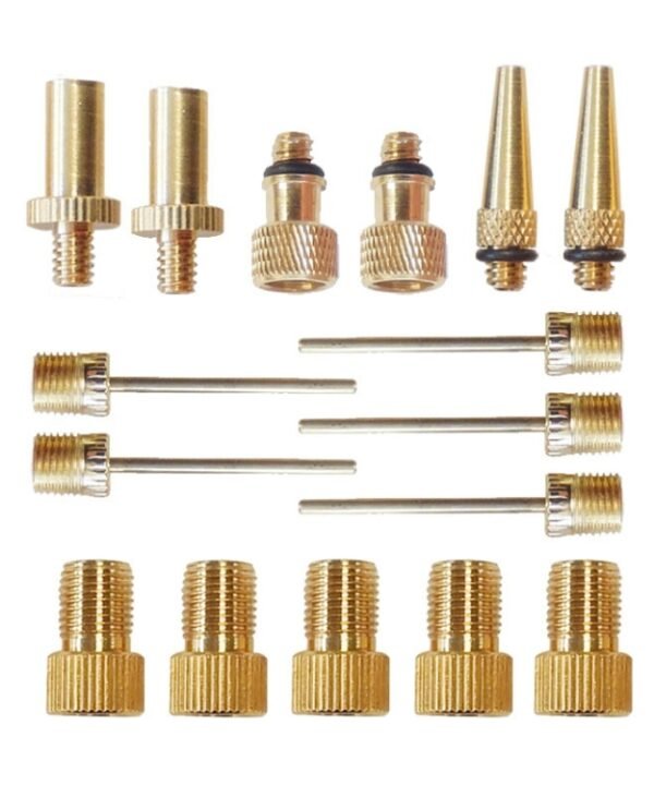16 in 1 B Inflator Adapter French Mouth / US Mouth / UK Mouth Inflation Needle Adapter