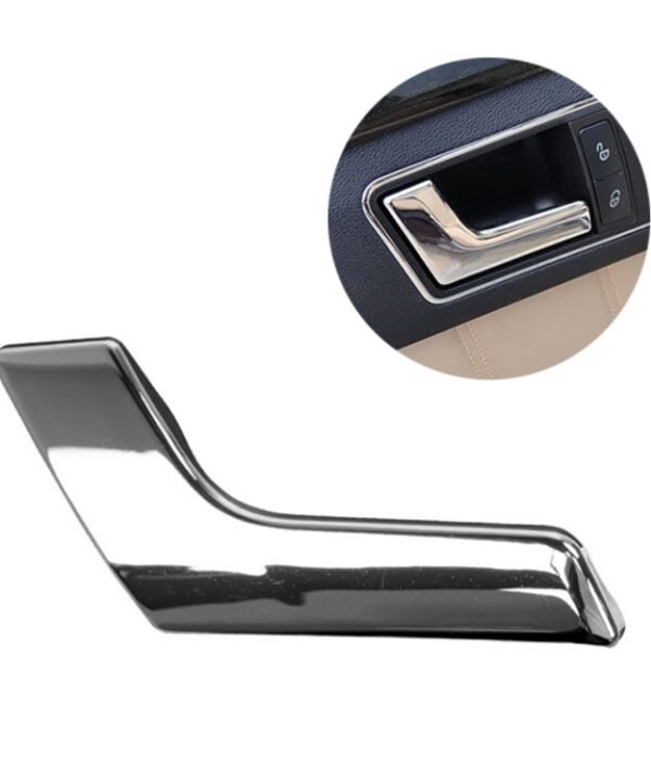Car Left Side Electroplating Bright Inner Door Handle for Mercedes-Benz C Class W204 / X204 2008-2015, Left and Right Drive Universal