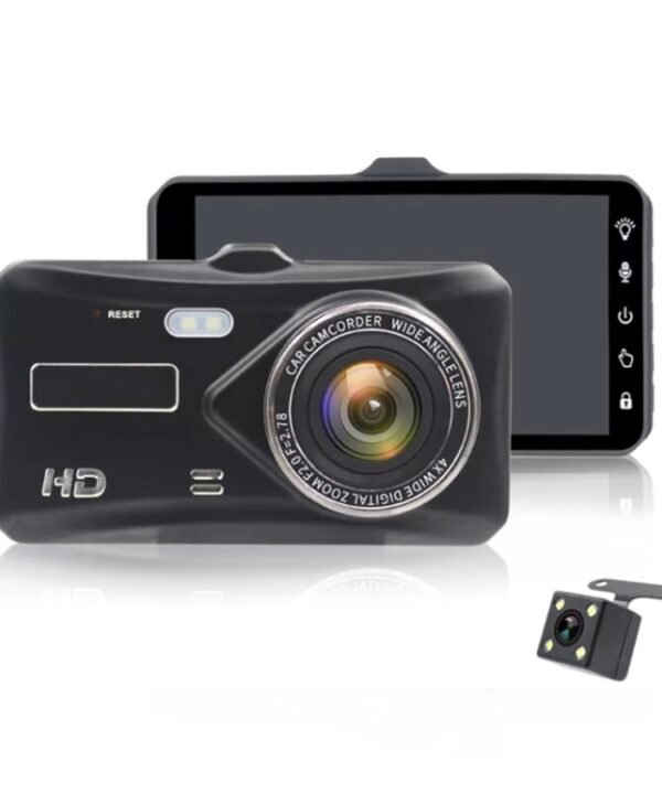 X97 4 inch Front and Rear Dual-recording HD 1080P Night Vision Driving Recorder Support Loop Recording / Parking Monitoring