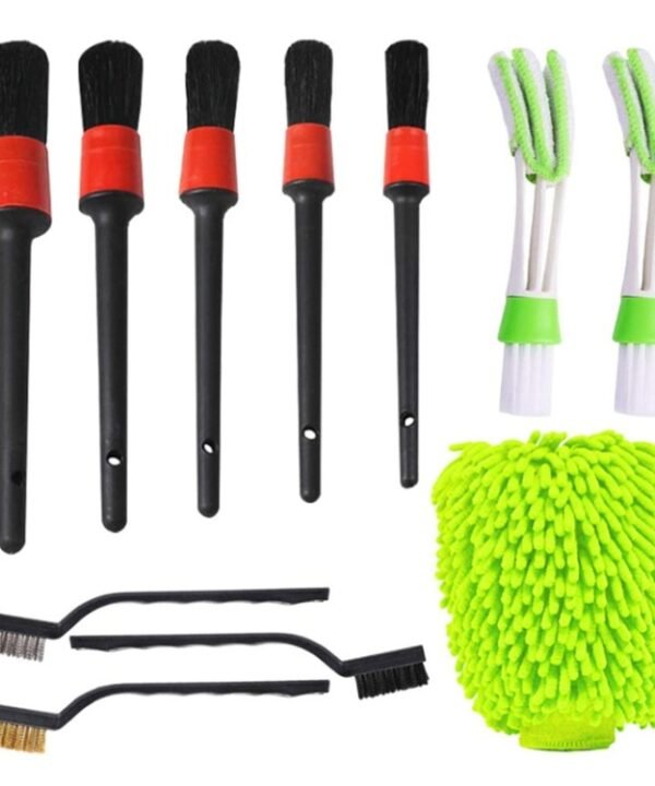 11 in 1 Car Wash Cleaning Brush Tools Set, Random Color Delivery