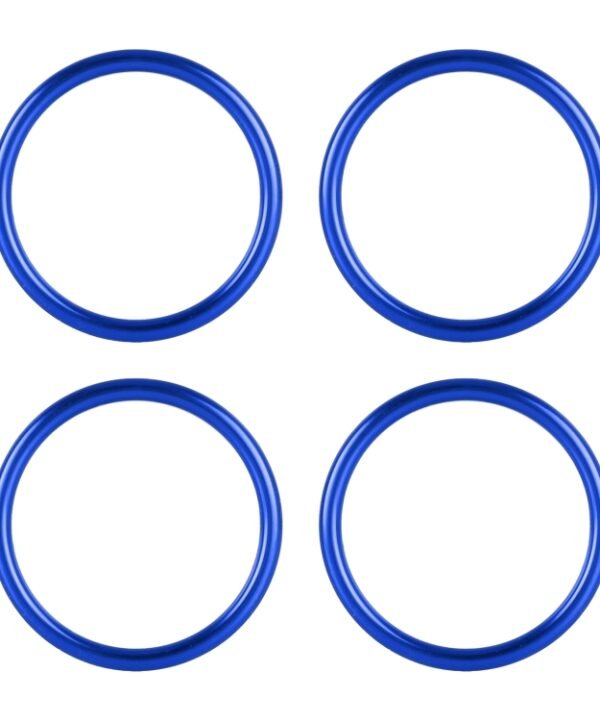 4 PCS / Set Air Conditioning Vent Metal Decorative Ring for Audi A1, For Audi A1