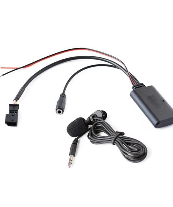 Car Large Screen Host AUX Bluetooth Music Cable + MIC for BMW E39 E46 E53 X5