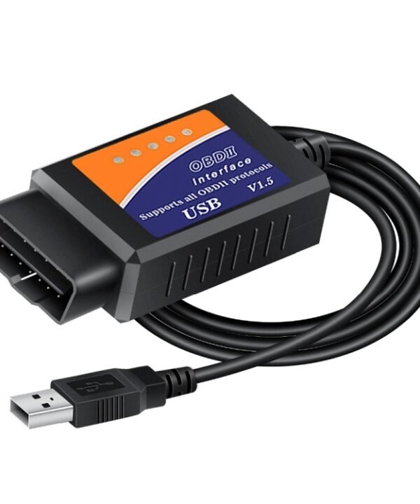 OBD ELM327 V1.5 USB Car Fault Diagnostic Scanner with CH340T Chip
