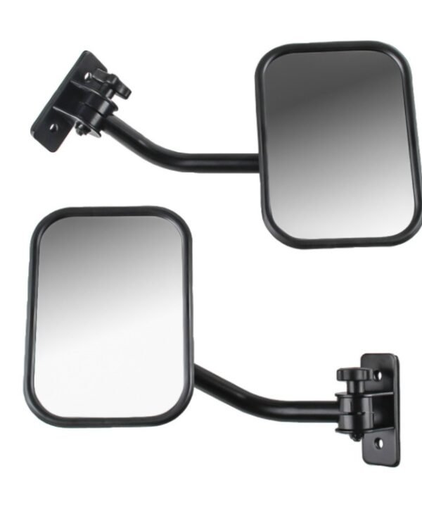SF-JP-003 Pair  Car Side Door Rearview Mirror Adjustable Shape Angle Lens Blind Spot Exterior Mirror for Jeep Wrangler