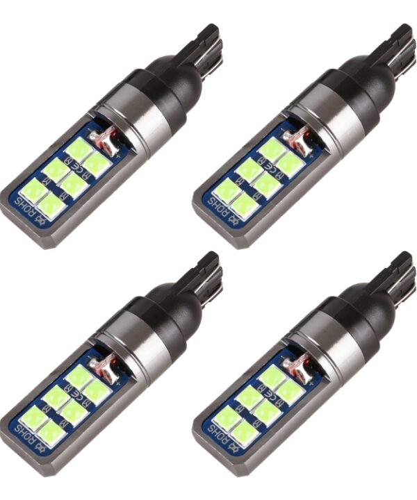 4 PCS T10 DC12V / 4W Car Clearance Light 12LEDs SMD-3030 Lamp Beads, 12LEDs SMD-3030 (Ice Blue Light), 12LEDs SMD-3030 (Blue Light), 12LEDs SMD-3030 (Pink Light), 12LEDs SMD-3030 (Green Light), 12LEDs SMD-3030 (Red Light), 12LEDs SMD-3030 (White Light)...