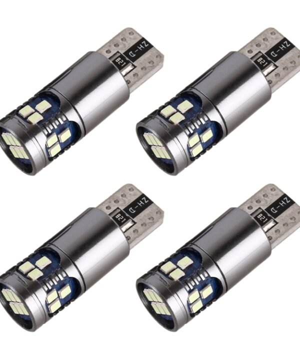 4 PCS T10 DC12V / 2.5W Car Clearance Light 18LEDs SMD-3020 Lamp Beads, 18LEDs SMD-3020 (Ice Blue Light), 18LEDs SMD-3020 (Blue Light), 18LEDs SMD-3020 (Pink Light), 18LEDs SMD-3020 (White Light), 18LEDs SMD-3020 (Yellow Light)