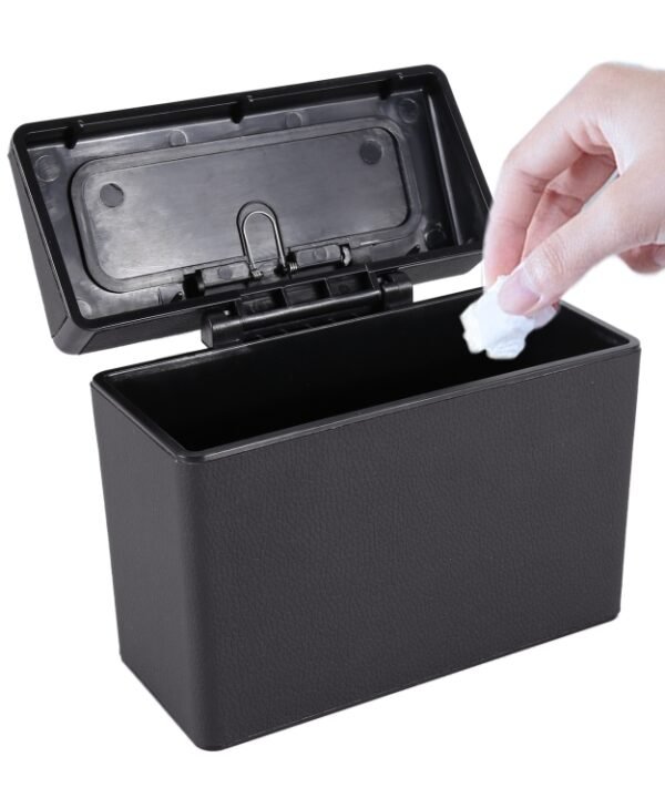 Car Plastic Trash Can Large Capacity Interior Accessories Box
