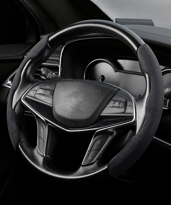 Car Universal Suede Steering Wheel Cover