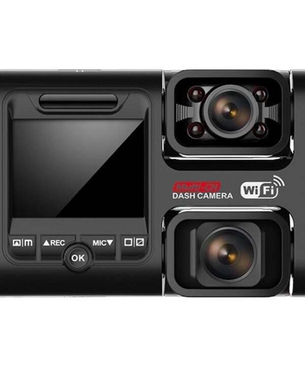 Z30 WiFi Dual-lens HD 2160P Non-light Night Vision 360-degree Panoramic Driving Recorder, GPS Version