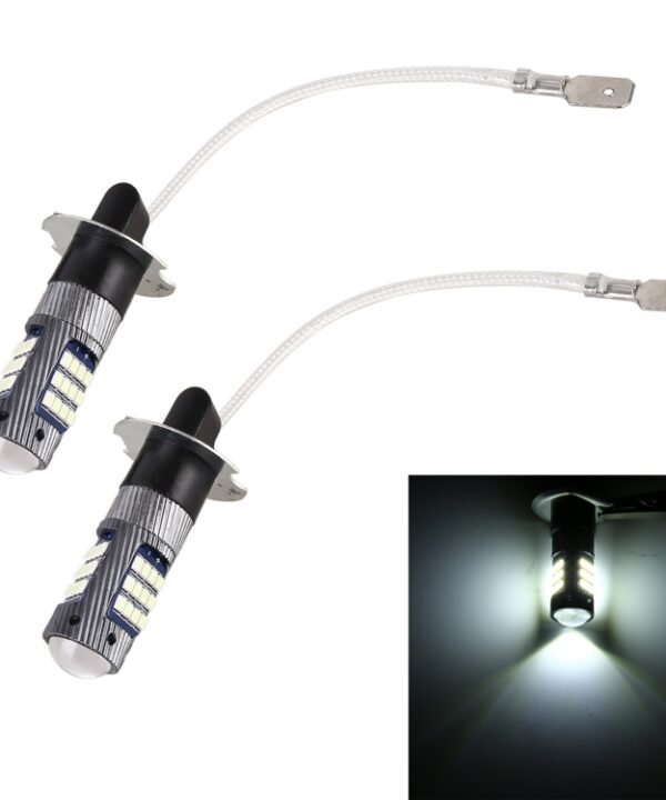 1 Pair H3 DC12V / 5W Car LED Fog Light with 42LEDs SMD-2016 Lamp Beads, H3 (Ice Blue Light), H3 (White Light), H3 (Yellow Light)