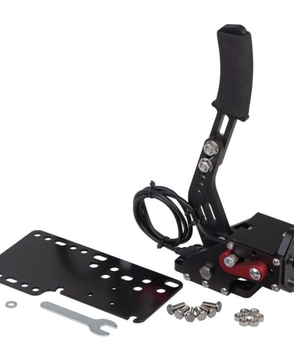 Modified Analog Linear 14bit USB Racing Game PC Drifting Handbrake for Win System, with Support Plate