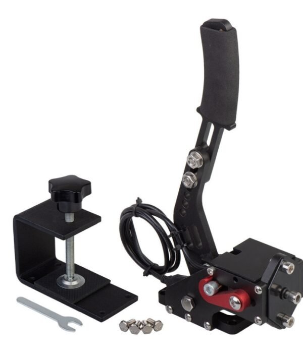 Modified Analog Linear 14bit USB Racing Game PC Drifting Handbrake for Win System, with Support Holder