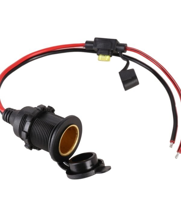 Car Cigarette Lighter Female Socket Plug Connector with Cover